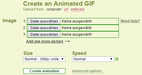 Animierte GIF-Datei erstellen