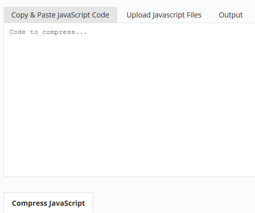 Javascript-Files komprimieren