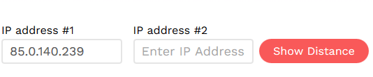 Distance between 2 IP Addresses