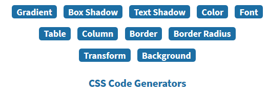CSS Code Generators