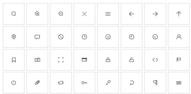 Icons aus CSS-Code