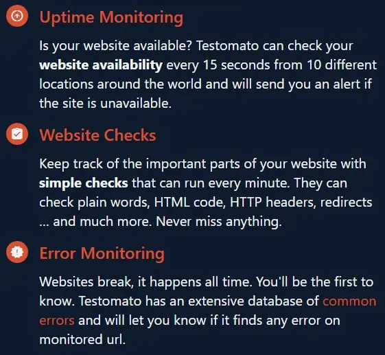 Website Monitoring
