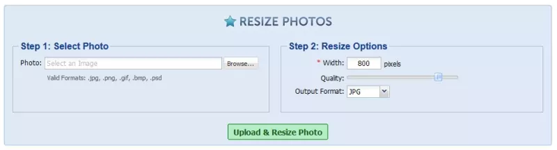 Resize Photos