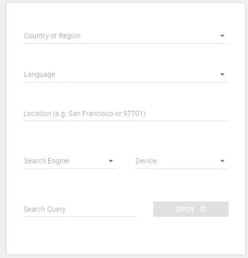 Local Search Results Tool