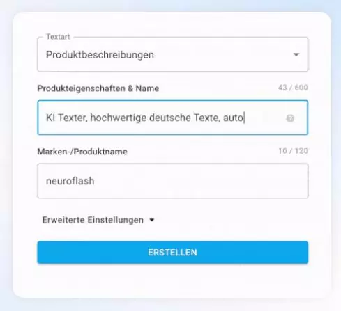 KI Text Gene­rator für deut­sche Texte 
