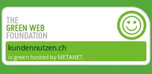 Siegel der Green Web Foundation