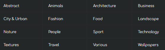 Categories