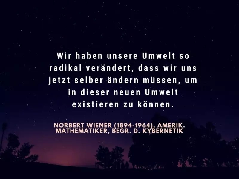 Zitat Norbert Wiener