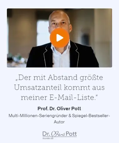 Werbung Dr. Oliver Pott