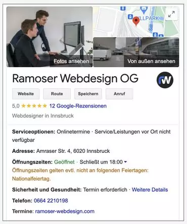 Ramoser Webdesign OG